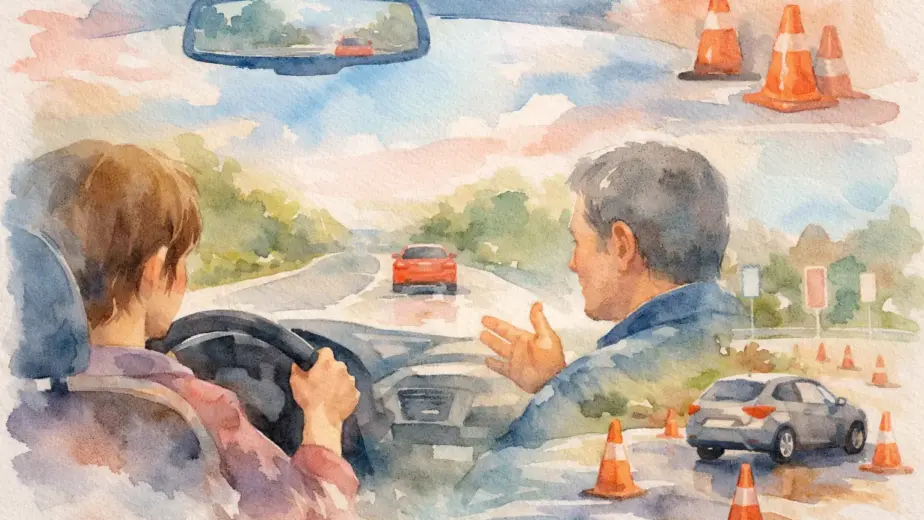 Driving lessons after failed test? Zo ga je verder