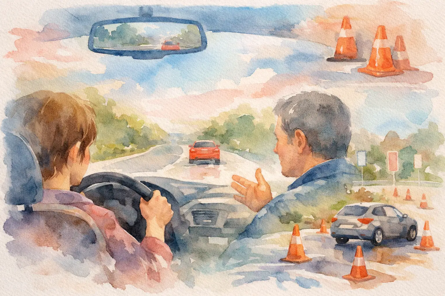 Driving lessons after failed test? Zo ga je verder