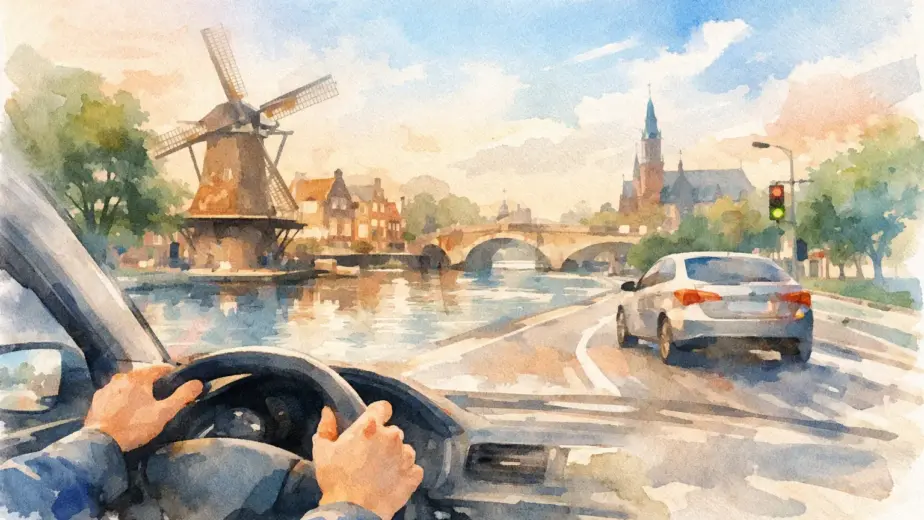 English driving lessons Leiden voor je rijbewijs
