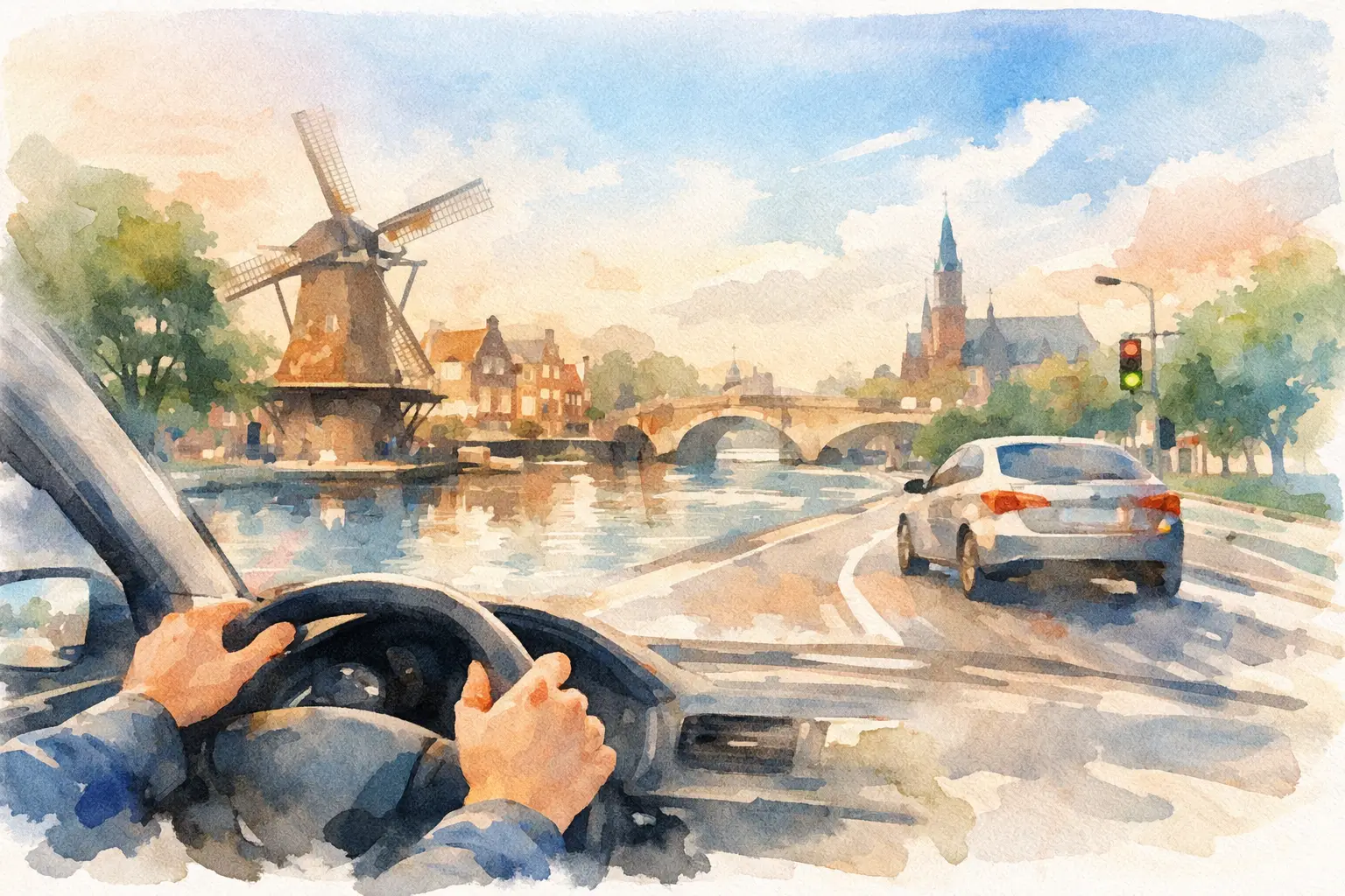 English driving lessons Leiden voor je rijbewijs