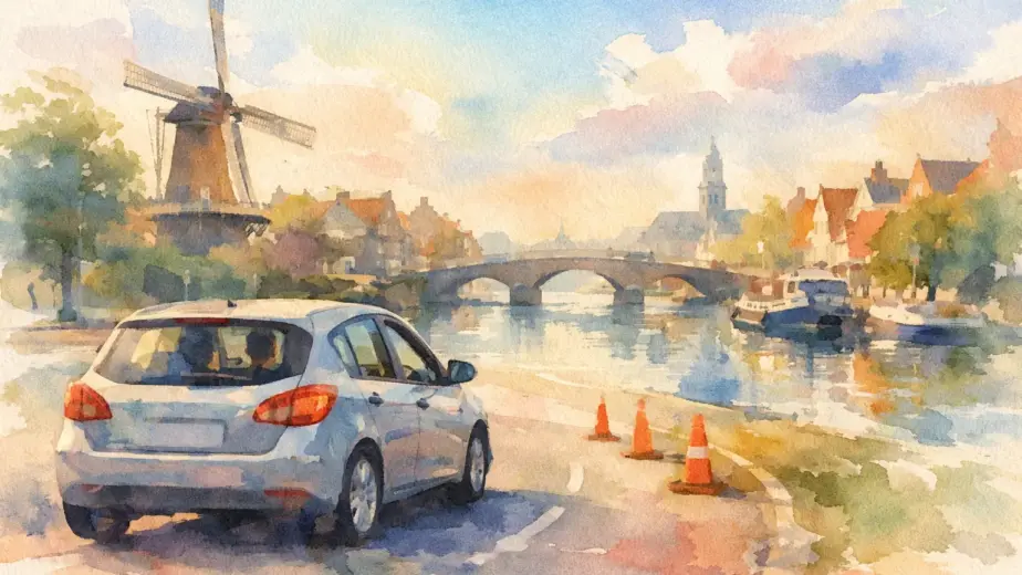 Trial driving lesson Leiden voor je eerste rit